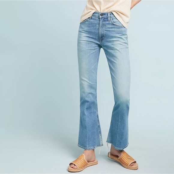 Citizens of Humanity Kaya Mid-Rise Kick Flare Jeans - Picture 1 of 14